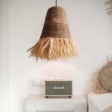Load image into Gallery viewer, Seagrass Fringe Pendant Light Lamp