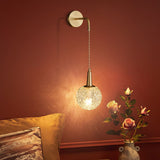 Load image into Gallery viewer, Creative Glass Wall Light Sconce Long Arm