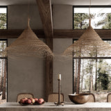Load image into Gallery viewer, Rustic Lampshade Rattan Vintage Pendant Lights