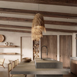 Load image into Gallery viewer, Rattan Handwoven Pendant Lights Wicker Lampshade for Kitchen Island