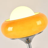 Load image into Gallery viewer, Modern Single Silver Desk Lamp Shaded Glass
