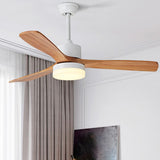 Load image into Gallery viewer, Contemporary Ceiling Fan Light Fixture Wooden LED Ceiling Lamp 42&#39;&#39;