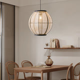 Load image into Gallery viewer, Vintage Fabric Pendant Lights Handwoven