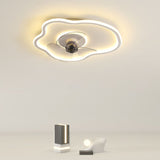 Load image into Gallery viewer, Modernism 2-Light Ceiling Fan Light in White / Black