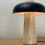 Load image into Gallery viewer, Modern Travertine Mushroom Table Lamp Bedroom Bedside Light