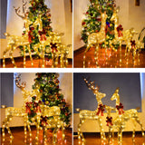 Load image into Gallery viewer, 3-Piece Lighted Christmas Deer Family Set Outdoor Yard Decoration