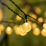 Load image into Gallery viewer, Solar String Lights Outdoor Crystal Globe Lights with 8 Lighting Modes