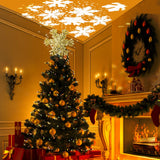 Load image into Gallery viewer, Christmas Tree Xmas Snowflake LED Rotating Lamp