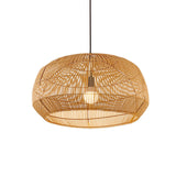 Load image into Gallery viewer, Bamboo Round Pendant Lighting Fixture