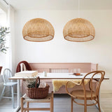 Load image into Gallery viewer, Creative Simple Modern Pastoral Living Room Pendant Lamp Bamboo Weaving