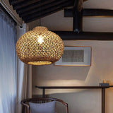 Load image into Gallery viewer, Natural Rattan Pastoral Style Pendant Light
