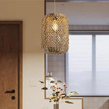 Load image into Gallery viewer, Natural Rattan Pastoral Style Pendant Light