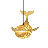 Load image into Gallery viewer, Solid Wood Whale Lamp Shade