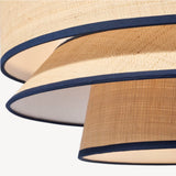 Load image into Gallery viewer, Layered shape Fabric Pendant Lights